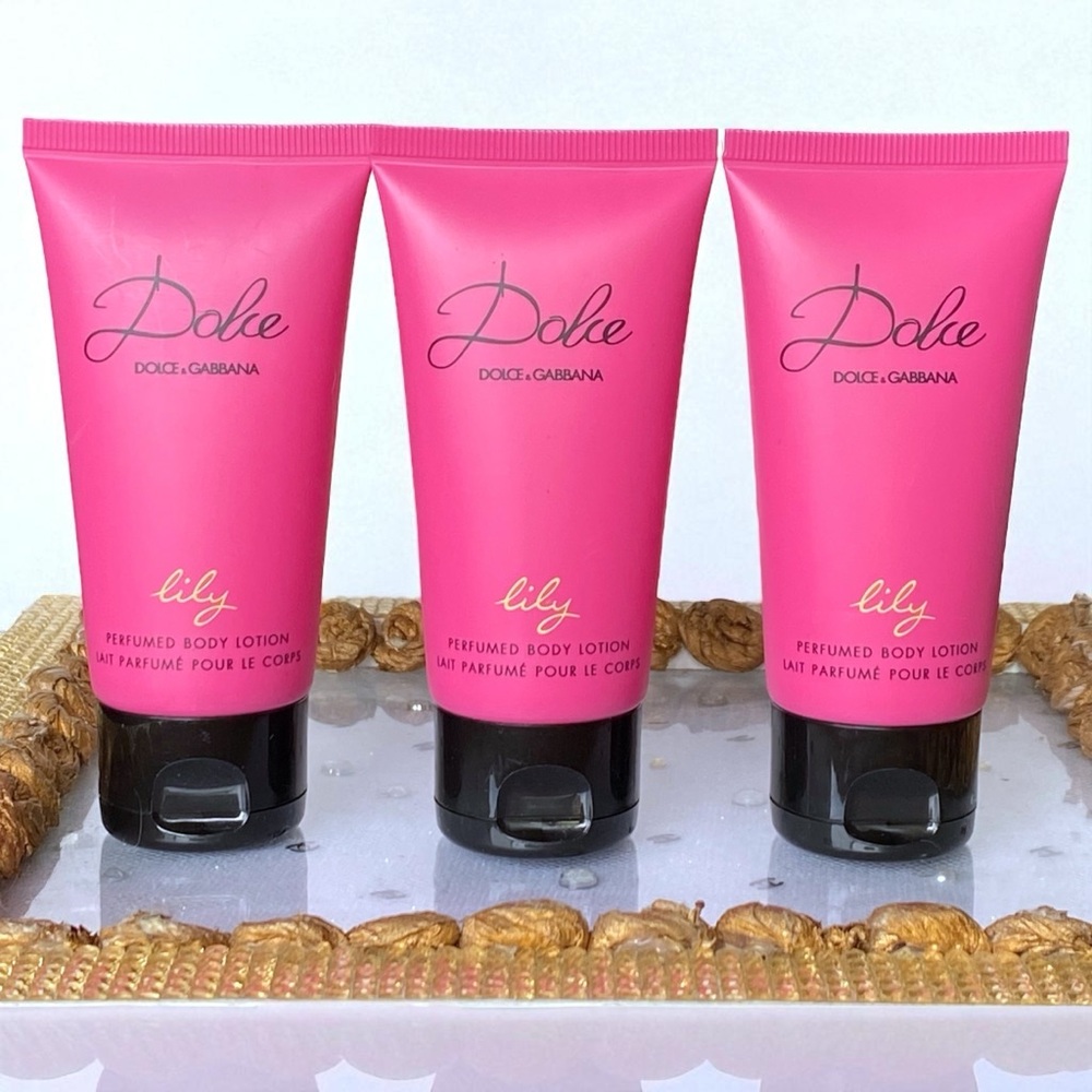 3x Dolce & Gabbana Dolce Lily 1.6oz 50ml womens lotion set -New